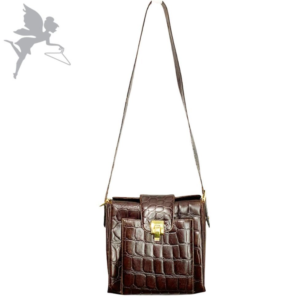 VINTAGE Academia Structured Leather Bag